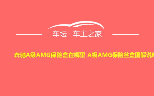 奔驰A级AMG保险盒在哪里 A级AMG保险丝盒图解说明