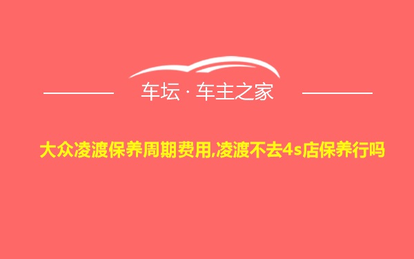 大众凌渡保养周期费用,凌渡不去4s店保养行吗