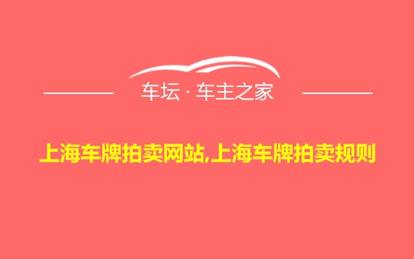 上海车牌拍卖网站,上海车牌拍卖规则