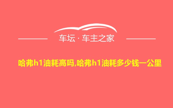 哈弗h1油耗高吗,哈弗h1油耗多少钱一公里