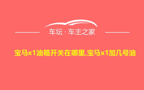 宝马x1油箱开关在哪里,宝马x1加几号油