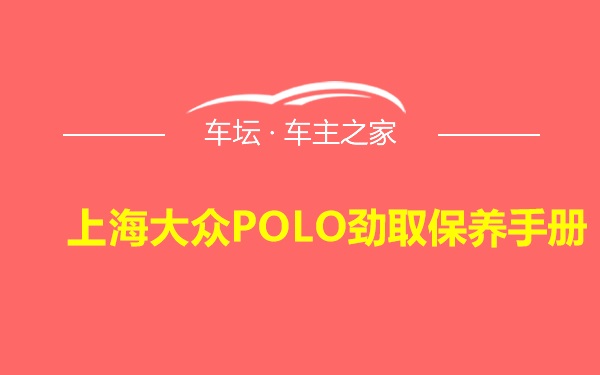 上海大众POLO劲取保养手册